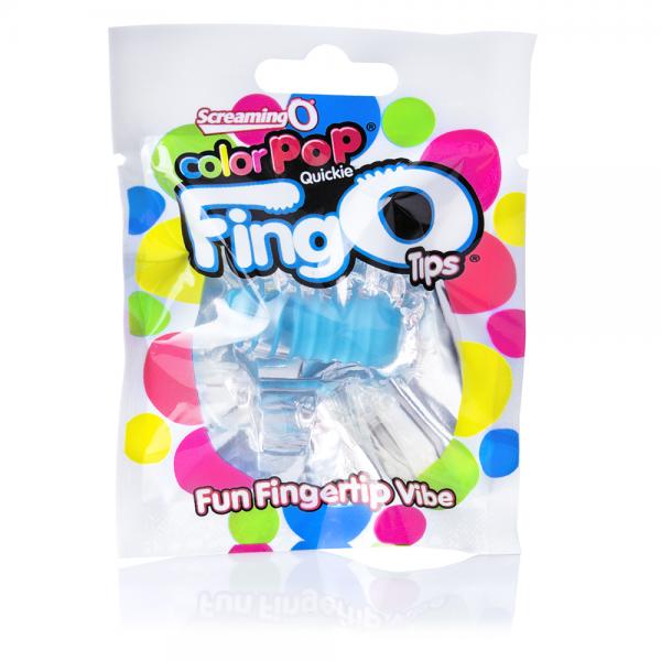 Color Pop Fing O Tip Blue Finger Vibrator