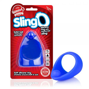 Screaming O Sling O Blue Cock Ring