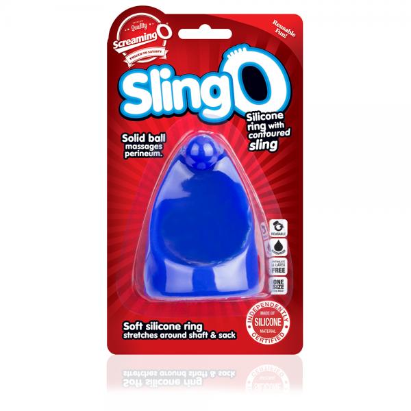 Screaming O Sling O Blue Cock Ring