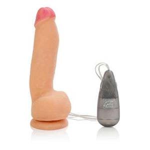 Max Vibrating C*Ck & Balls 6.75in W/Suction Cup