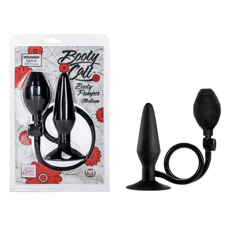 Booty Pumper Medium Black Inflatable Plug