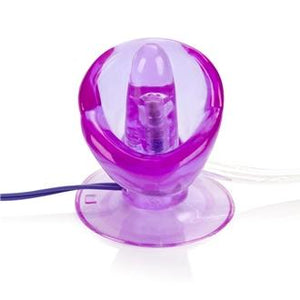 Vibrating Turbo Suction Tongue Stimulator Purple