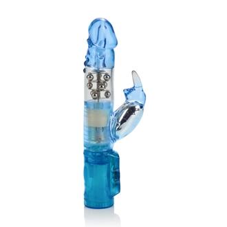 Waterproof Jack Rabbit Vibrator Blue