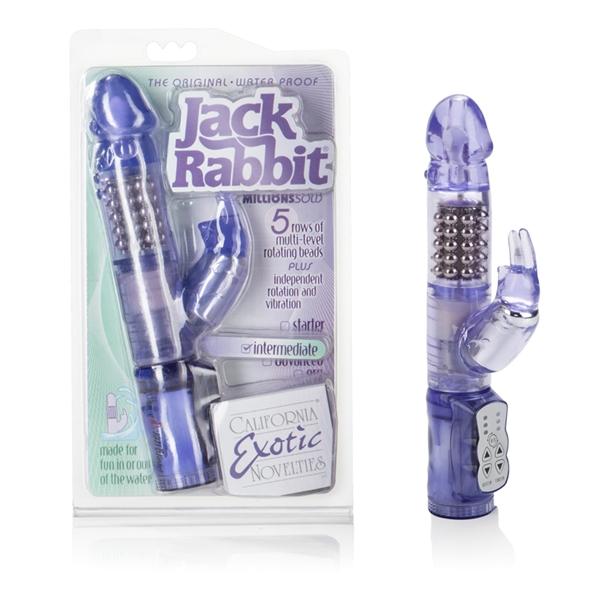 Waterproof Jack Rabbit Vibrator Purple