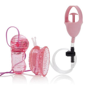 Butterfly Clitoral Pump Pink