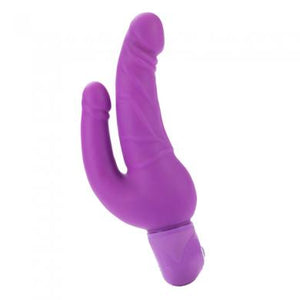 Power Stud Over & Under Vibrator Waterproof Purple