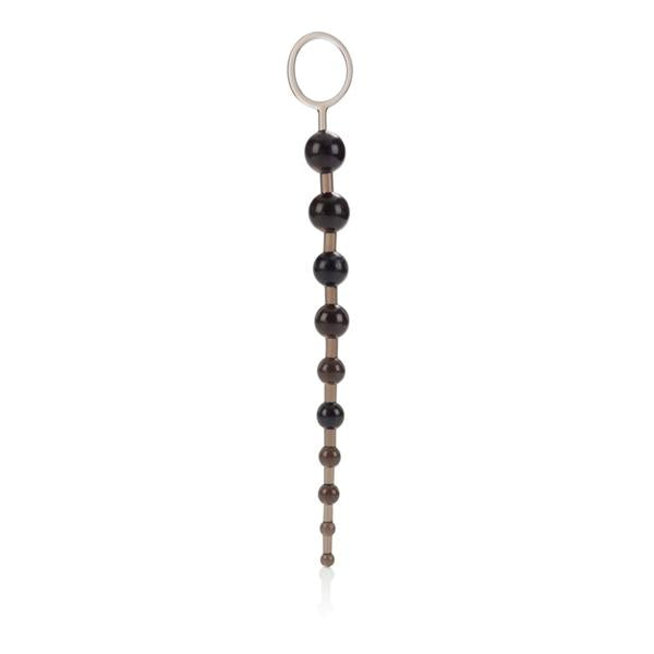 X 10 Beads Graduated Anal Beads 11 Inch Black