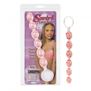 Swirl Pleasure Beads Pink