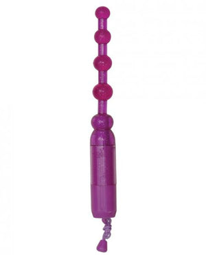 Waterproof Vibrating Anal Beads Purple