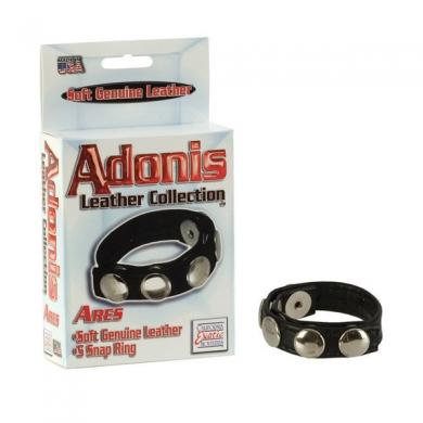 Adonis Leather Collection Ares 5 Snap Ring