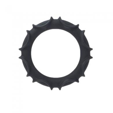 Atlas Silicone Ring Black