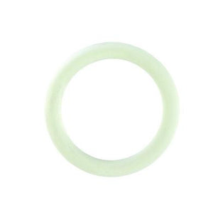 White Rubber Cock Ring Medium