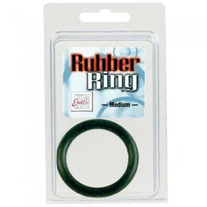 Black Rubber Cock Ring Medium