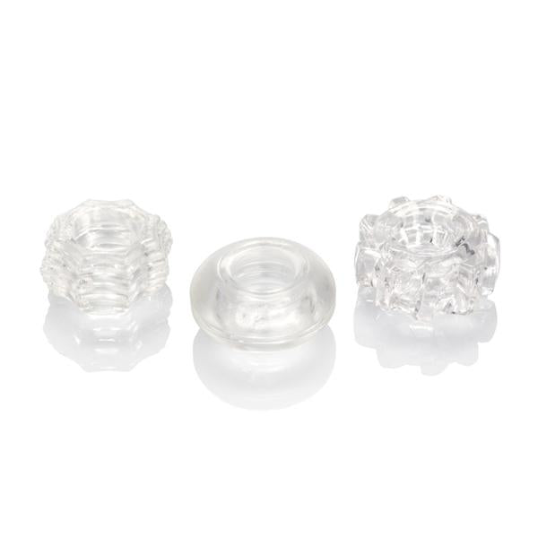 Reversible Ring Set Clear Pack Of 3