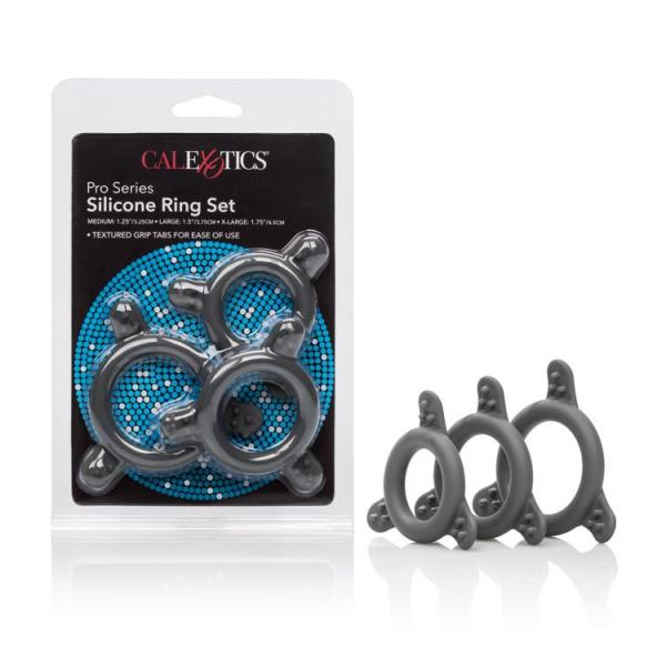 Pro Series Silicone Ring Set 3 Sizes Smoke