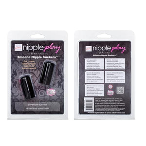 Nipple Suckers Silicone Black Unisex