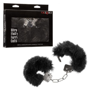 Ultra Fluffy Furry Cuffs Black