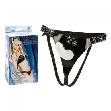 2 Piece Diamond Harness And Dildo
