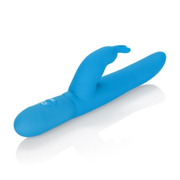 Bounding Bunny Silicone Vibrator Blue