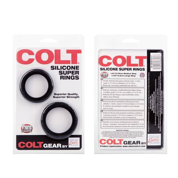 Colt Silicone Super Rings Black