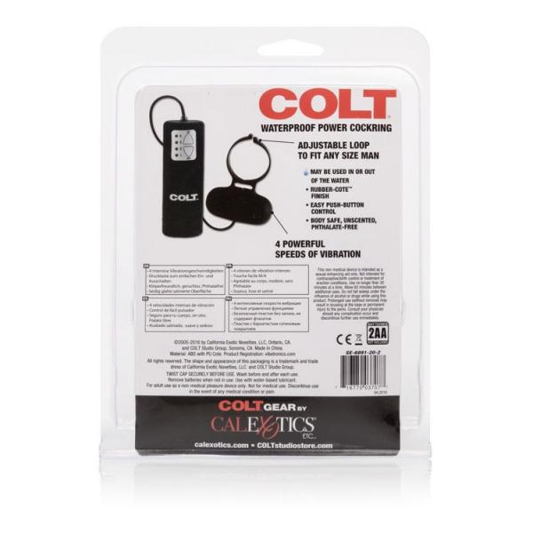 Colt Waterproof Power Cockring Black