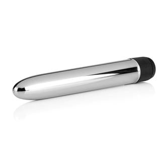 Colt Metal Rod 6.25 Inches Plastic Vibrator Silver