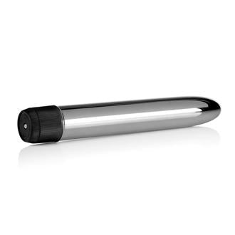 Colt Metal Rod 6.25 Inches Plastic Vibrator Silver