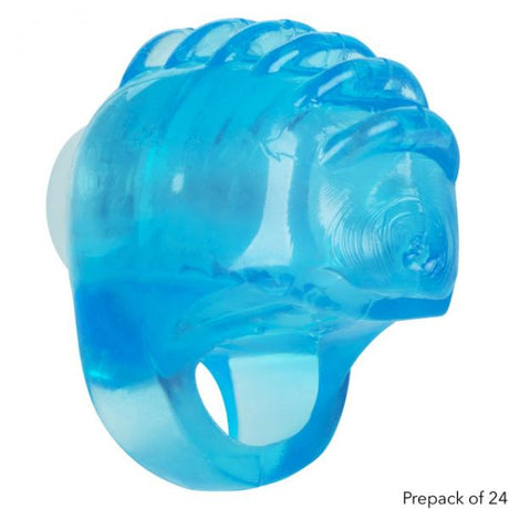 Foil Pack Vibrating Finger Teaser Blue 24pk