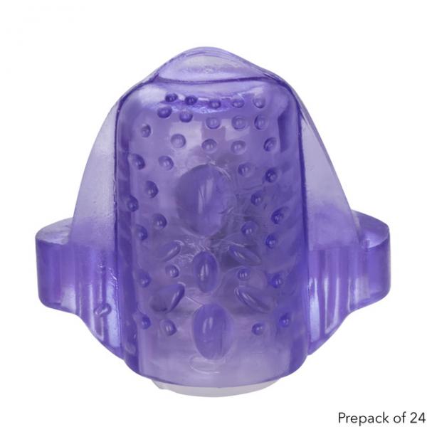 Foil Pack Vibrating Tongue Teaser Purple 24pk
