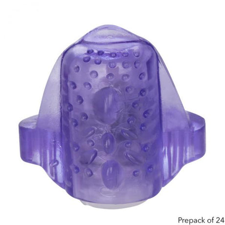 Foil Pack Vibrating Tongue Teaser Purple 24pk