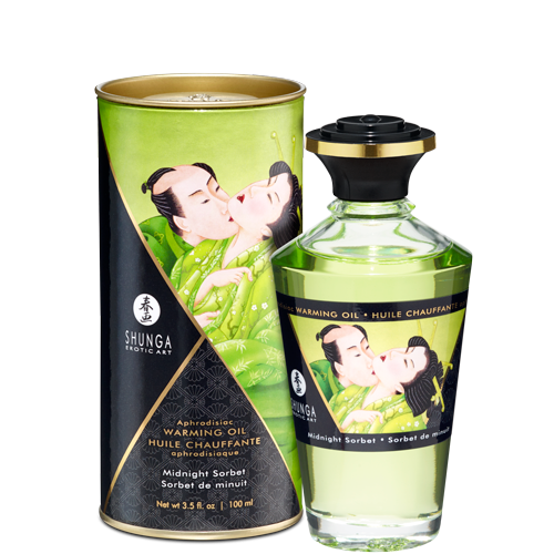Shunga Warming Massage Oil Sorbet 3.5 Fliud Ounces