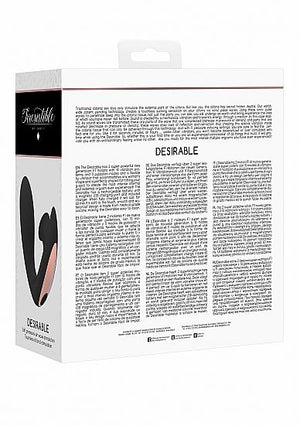 Irresistible Desirable Black G Spot, Clitoral Vibrator