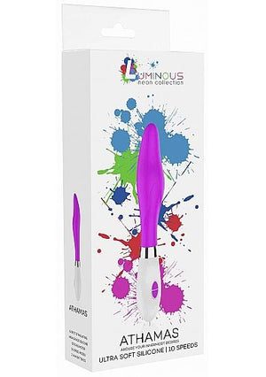 Athamas Ultra Soft Silicone 10 Speeds Fuchsia