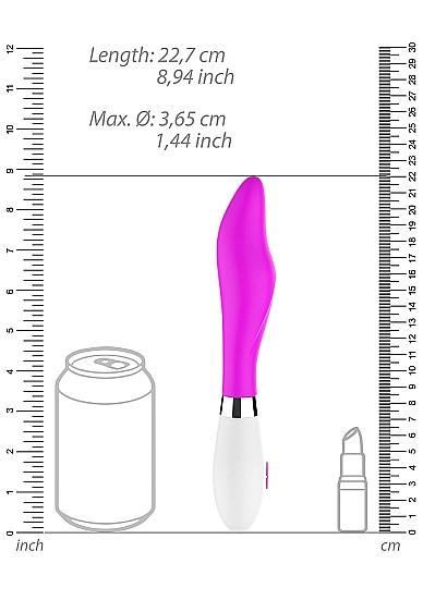 Athamas Ultra Soft Silicone 10 Speeds Fuchsia