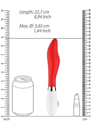 Athamas Ultra Soft Silicone 10 Speeds Red