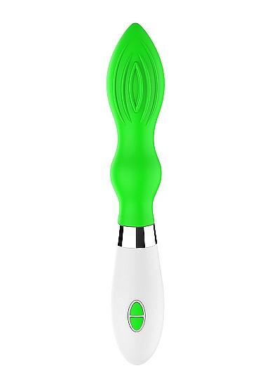 Shots Luminous Astraea Silicone 10 Speed Vibrator Green