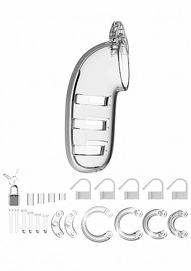 Mancage Model 06 Chastity 5.5 Inches Cock Cage Transparent