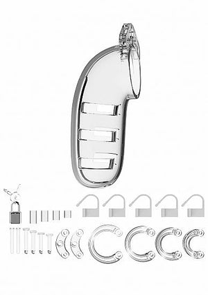 Mancage Model 06 Chastity 5.5 Inches Cock Cage Transparent