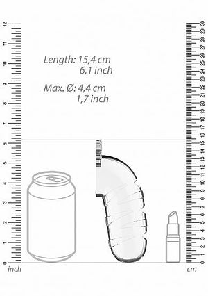 Mancage Model 17 Chastity 5.5 In Cage W/ Plug