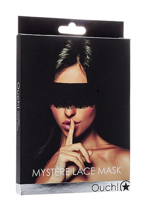 Ouch Mystere Lace Mask Black