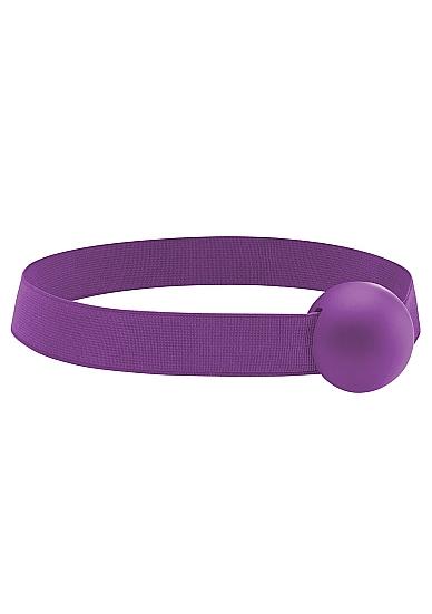 Elastic Ball Gag Purple