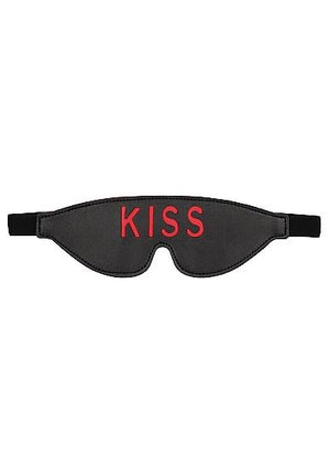 Ouch! Blindfold Kiss Black O/S