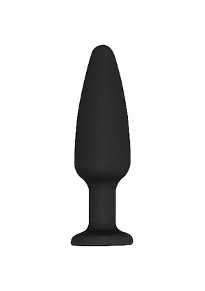 Cone Shaped Diamond Butt Plug Black