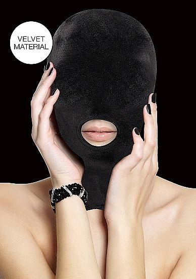 Ouch Velvet & Velcro Mask With Mouth Opening