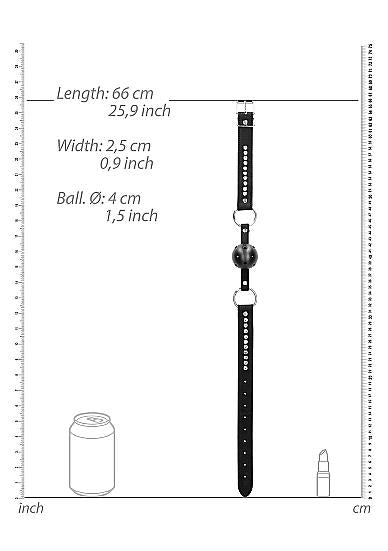 Diamond Studded Breathable Ball Gag