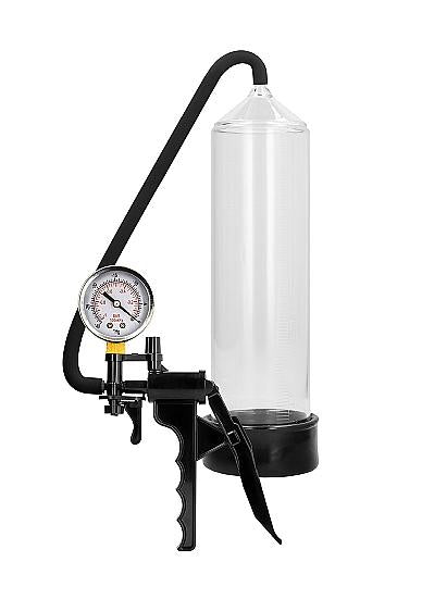 Pumped Elite Beginner Pump W/ Psi Gauge Transparent