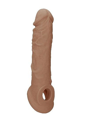 Realrock Penis Sleeve 8in Tan