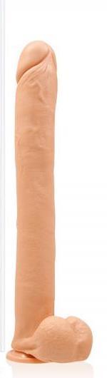 Si 16 Inches Exxtreme Dong With Suction Cup Beige