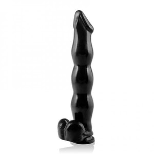 Armadildo With Balls Dildo Black 15 Inches