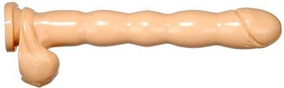 Armadingdong Balls Huge 14 Inch Dildo Beige